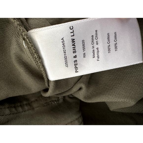 $428 Veronica Beard Elias Green Cotton Jacket Womens Size M Short Sleeve New - Picture 6 of 11